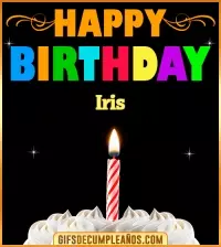 GiF Happy Birthday Iris
